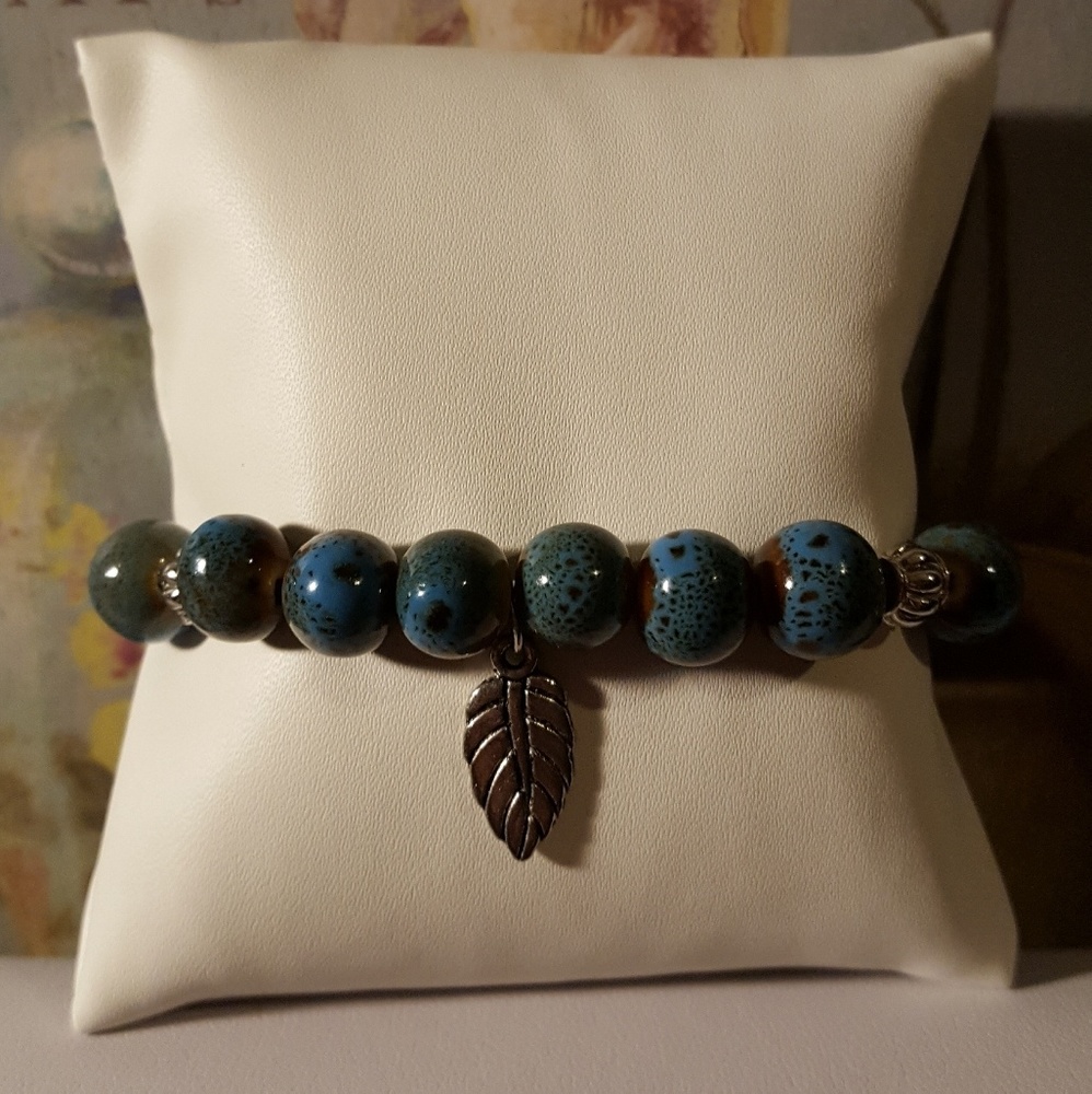 •NEW• Gorgeous Natural Turquoise Stone Bracelet